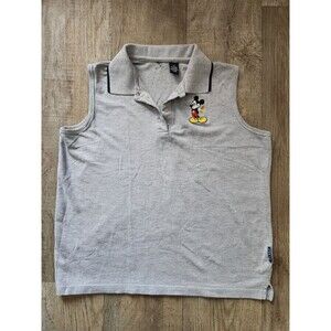 VINTAGE MICKEY UNLIMITED Polo Shirt Womens Size Medium Sleeveless 90s